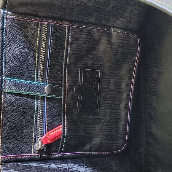 Kurt Geiger Richmond Rainbow Trim Shopper, Large Tote Bag - Picture 9 of 12